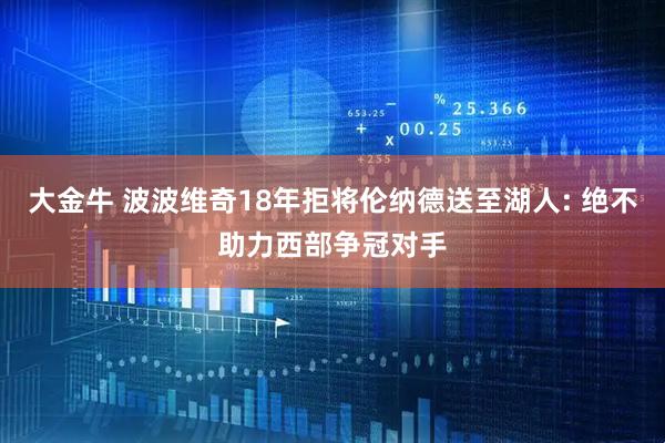 大金牛 波波维奇18年拒将伦纳德送至湖人: 绝不助力西部争冠对手